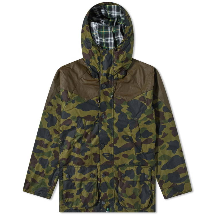 x A Bathing Ape Snowboard Bedale Wax Jacket