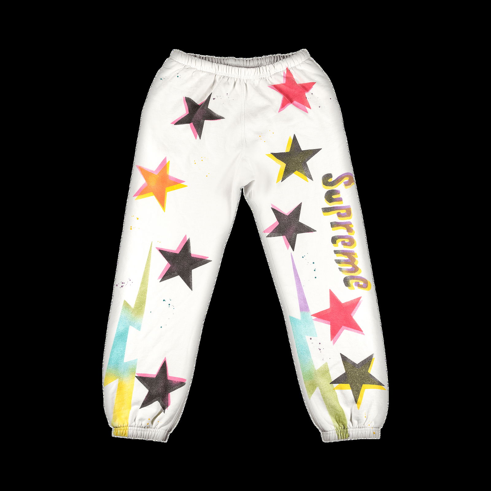 Sweatpants Supreme Gonz Stars Sweatpant SS21P13 WHITE | FLEXDOG