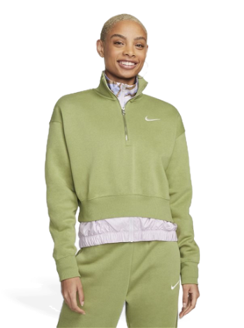 Nike Sportswear Phoenix Fleece Oversized 1/2-Zip Crop Sweatshirt DQ5767-334