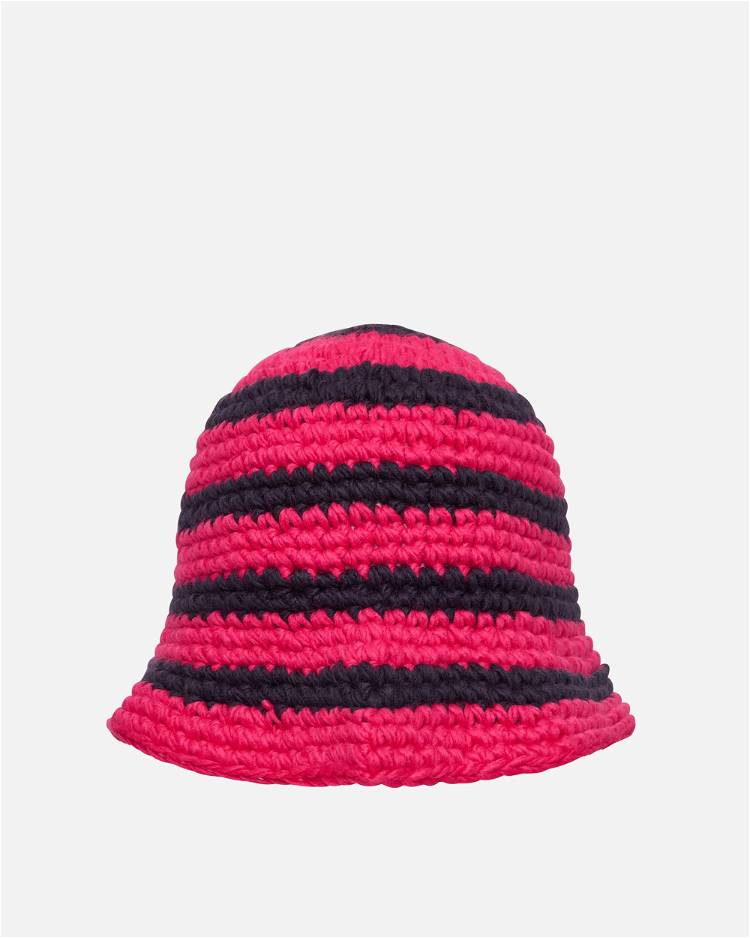 Hat Stüssy Swirl Knit Bucket Hat Hot Pink 1321167 HOTP | FLEXDOG