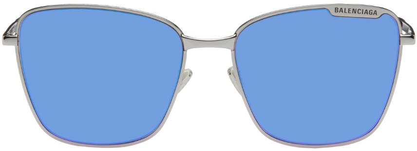 Odeon Cat Eye Sunglasses in Blue - Balenciaga