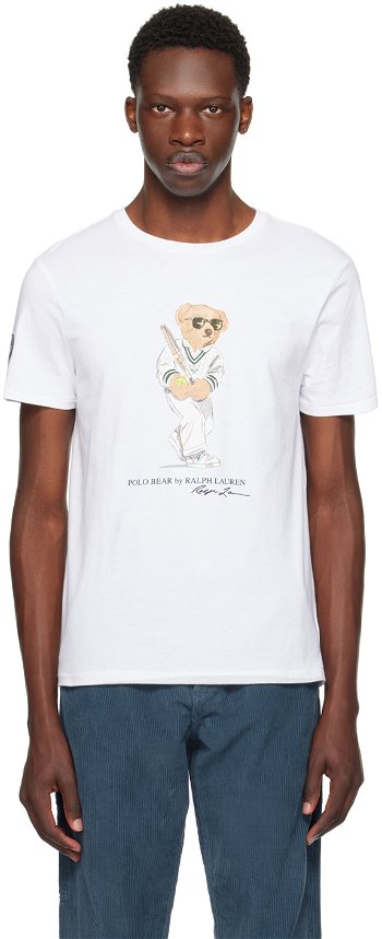 Polo by Ralph Lauren White Polo Bear T-Shirt 710939647001