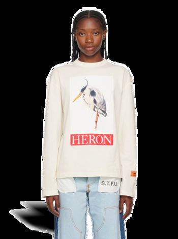 HERON PRESTON Heron Bird Painted T-Shirt HWAB027F23JER0020425