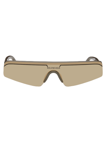Balenciaga Ski Rectangle Sunglasses BB0003S-012