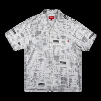 Receipts Rayon Short-Sleeve Shirt