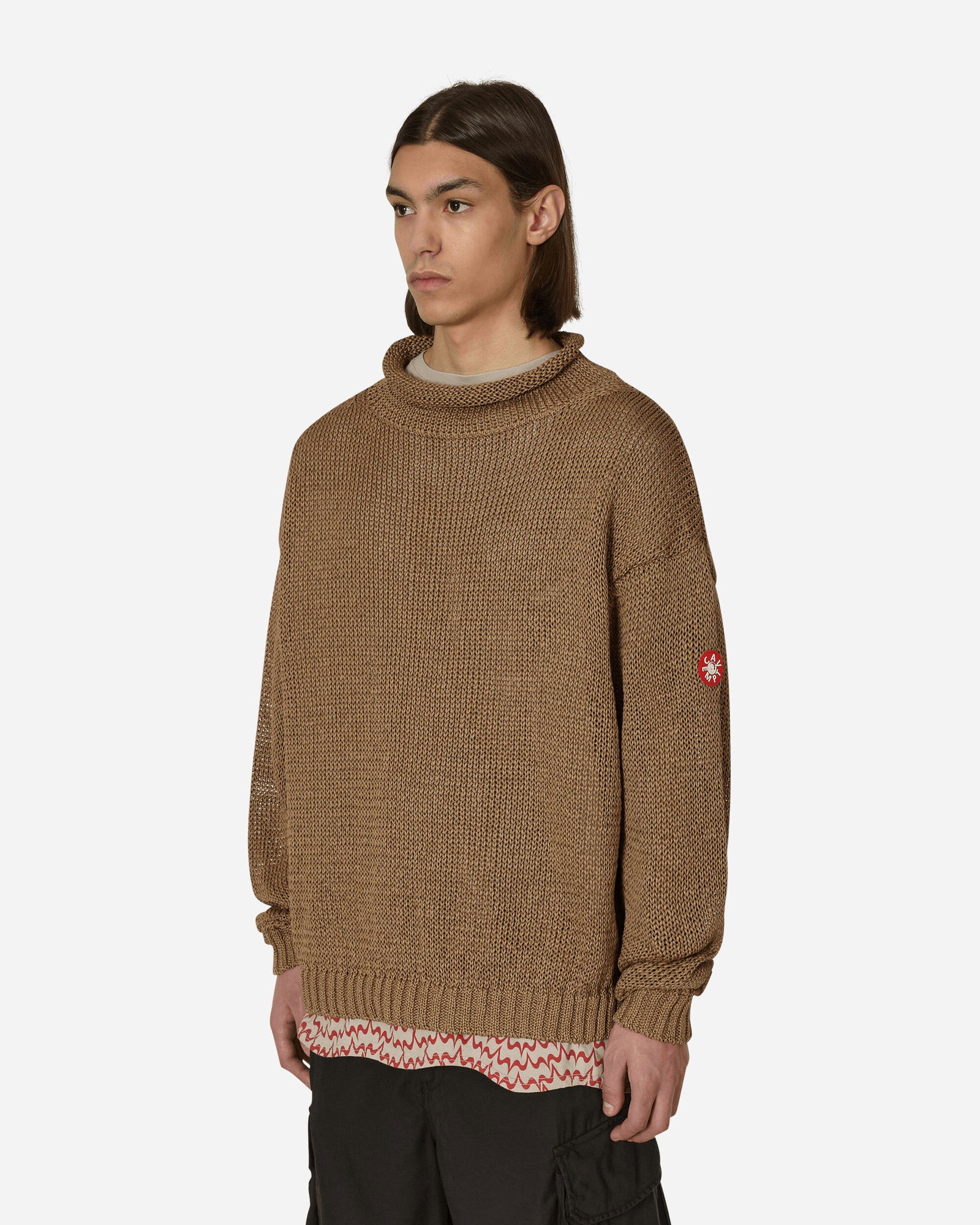 Sweater Cav Empt Loose Neck Cotton Knit CES23KN02 001 FLEXDOG