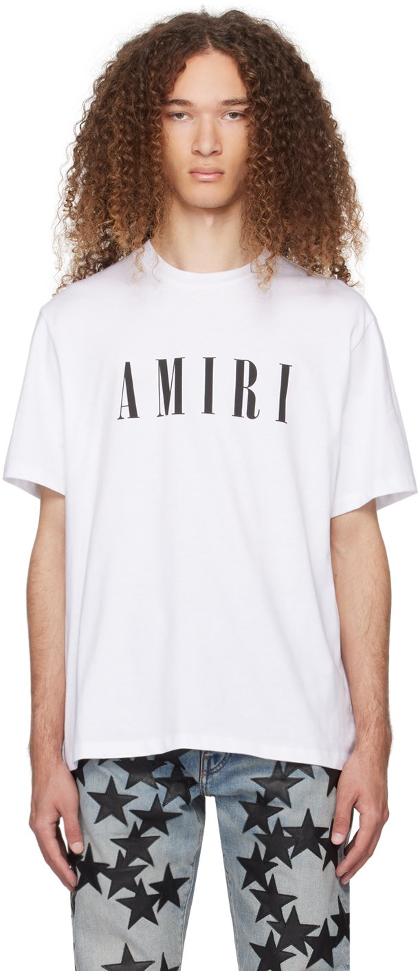 AMIRI Stack pinstriped cotton shirt - White