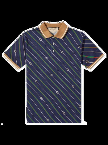 Polo shirt Gucci Horsebit Jacquard Knit Polo 716361 XKCO0 4037