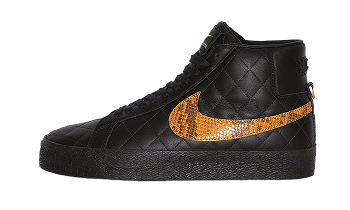 Nike SB Supreme x Zoom Blazer Mid QS SB "Black Snakeskin" DV5078-001