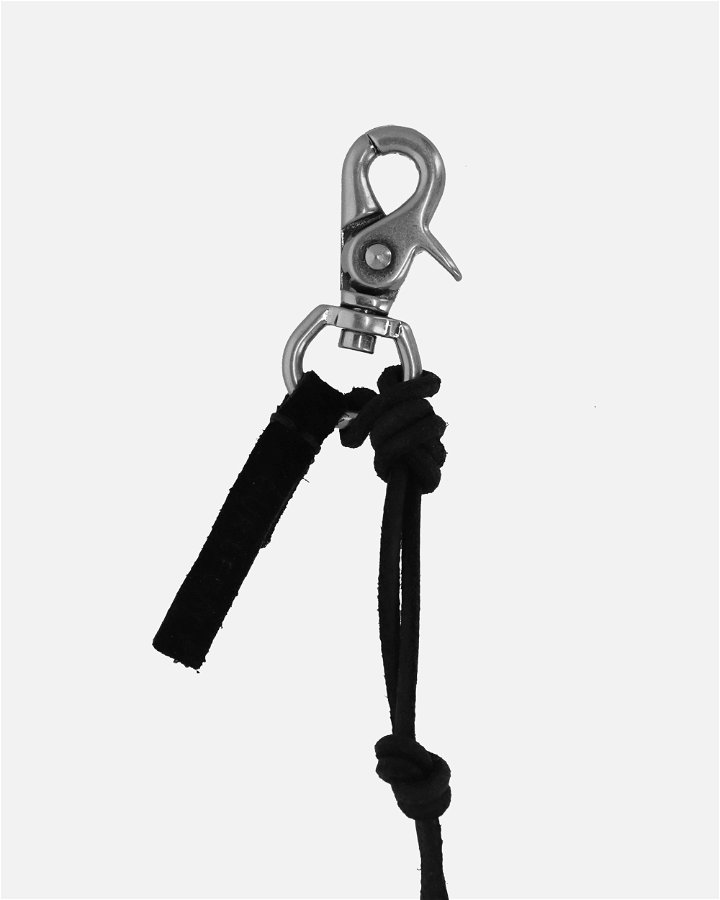 Necklace OUR LEGACY Ladon Leather Chain A2208LBL 001 | FLEXDOG