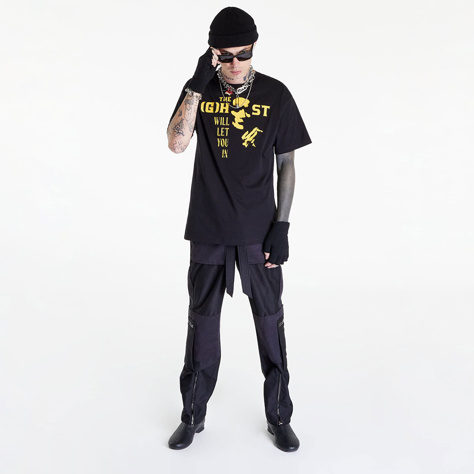 T-shirt RAF SIMONS Big Fit T-Shirt With Ghost Print On Front 222