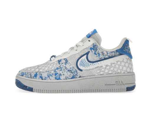 Air Force 1 Low "Crater Flyknit White Dark Marina Blue" GS)