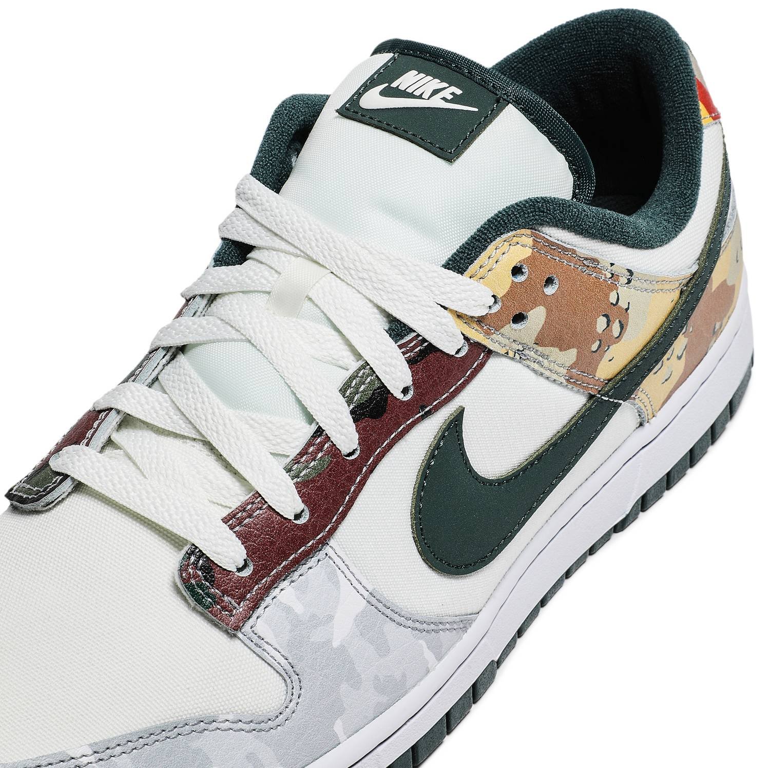 Andes Albany Moet Nike Dunk Low SE "Sail Multi-Camo" DH0957-100 | FLEXDOG
