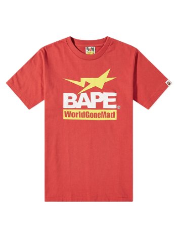BAPE Archive World Gone Mad Tee 001TEI701007F-RED