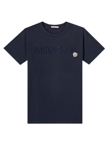 Moncler Logo T-Shirt Navy 8C000-16-829HP-778