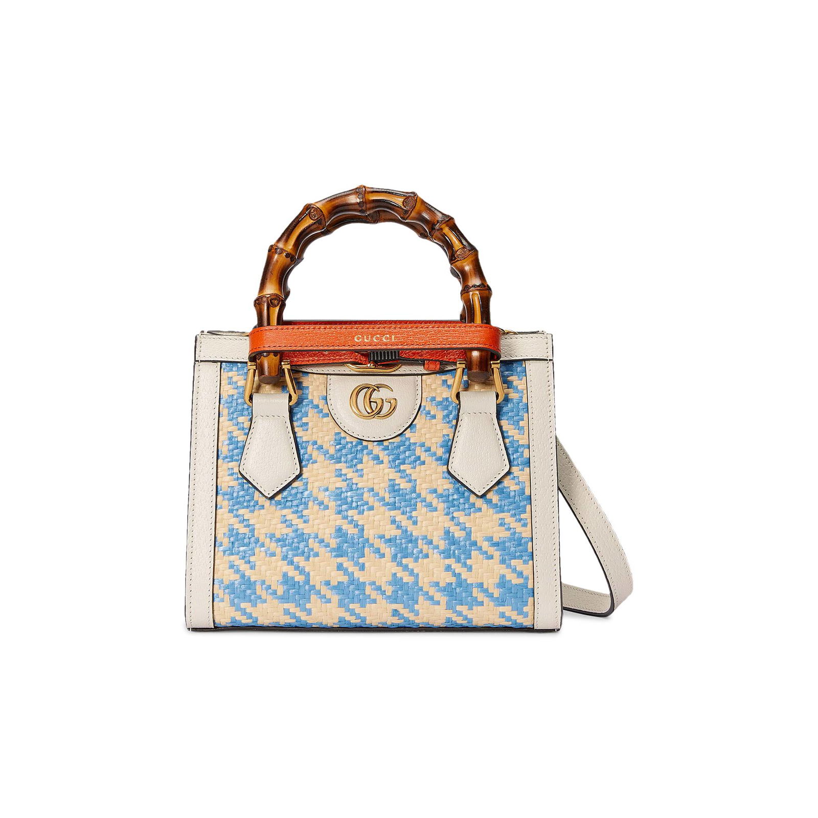 Gucci Gucci Blondie raffia-effect tote bag Gucci