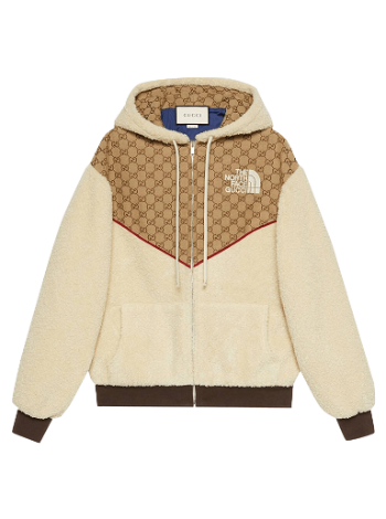 Gucci The North Face x GG Canvas Shearling Jacket 644582 XJC3T 2102