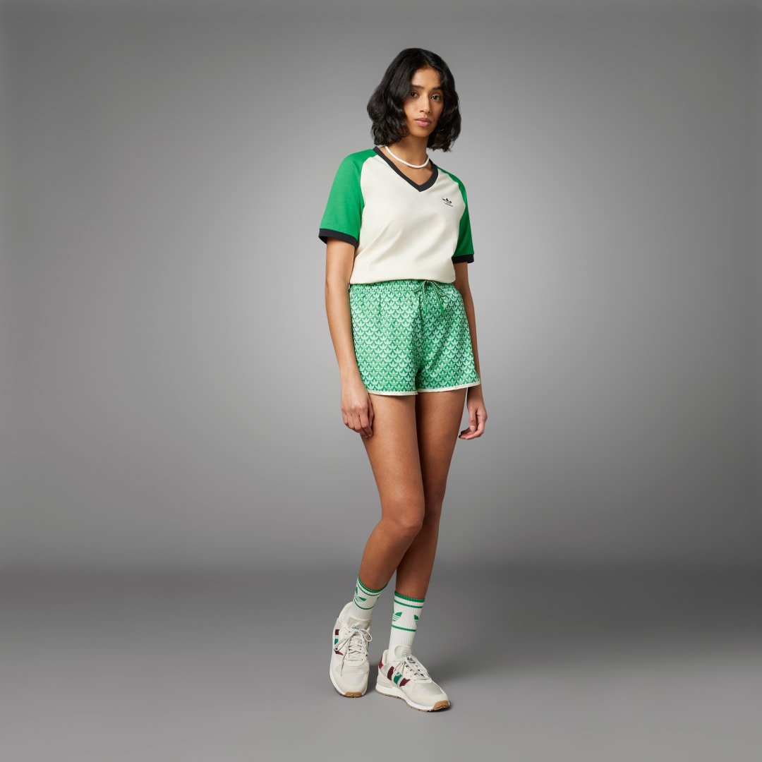 High-Waist Adicolor 70s FLEXDOG Shorts | IK7888 Originals adidas Monogram Shorts