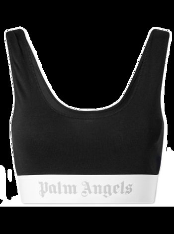 Buy Palm Angels Classic Logo Sport Bra 'Black/White' - PWVO010C99FAB0011001