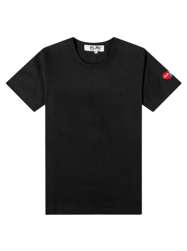 Play Invader Sleeve T-Shirt Black