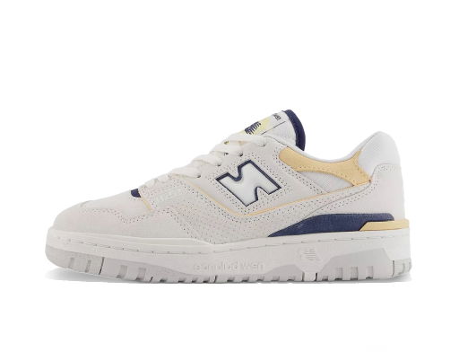 New Balance 550 White Burgundy Navy GS GSB550CR | FLEXDOG