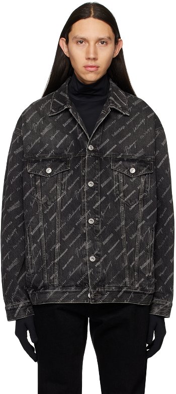 Balenciaga Men's Monogram Tracksuit Jacket