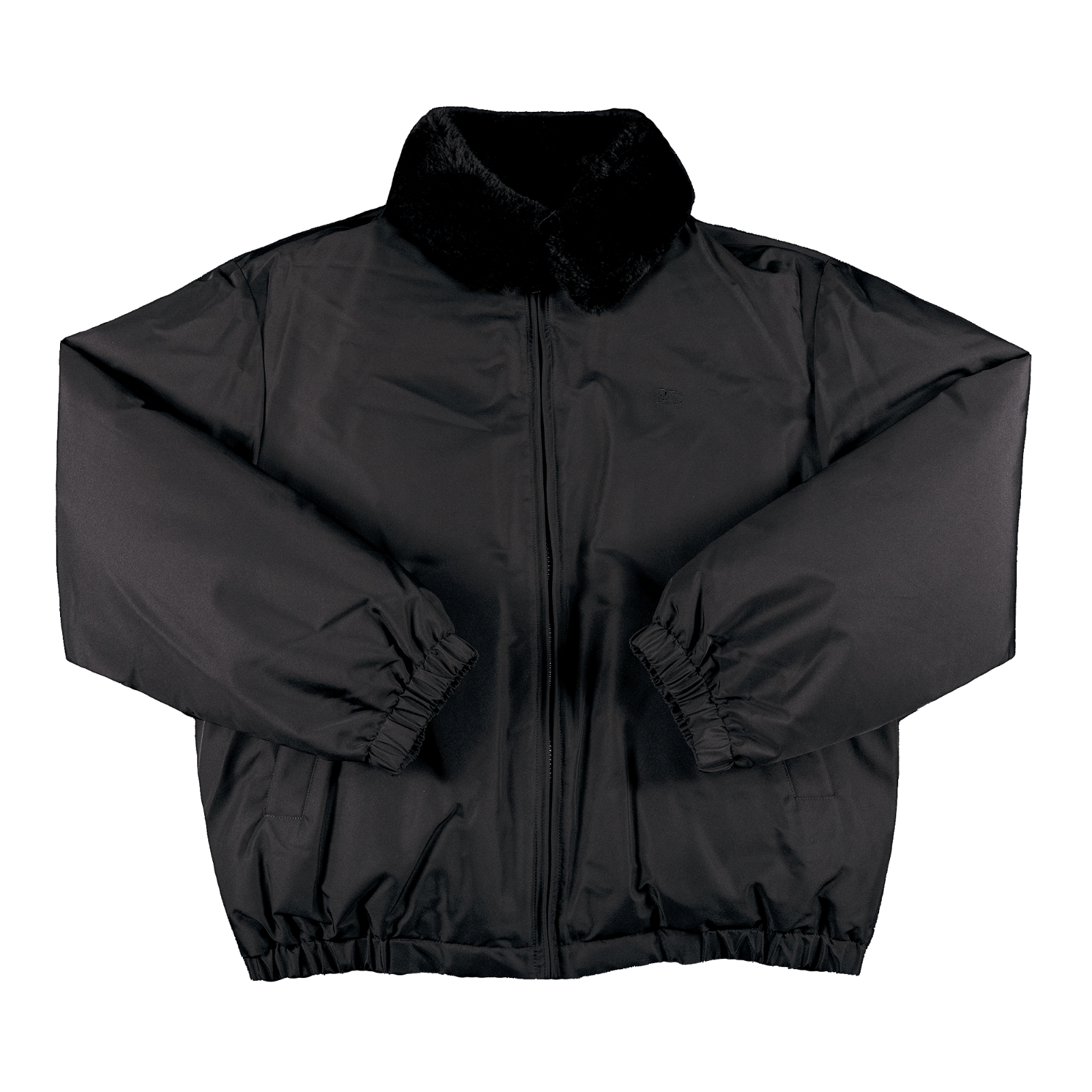 Jacket Supreme Burberry x Shearling Collar Down Puffer Jacket SS22J33 BLACK  | FlexDog
