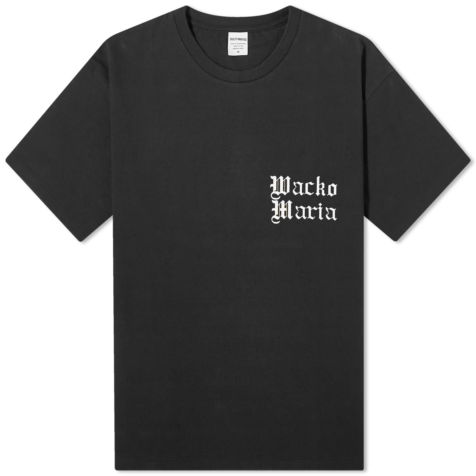 T-shirt WACKO MARIA Type 8 Crew Neck T-Shirt 23FW-WMT-TEE08-BLK