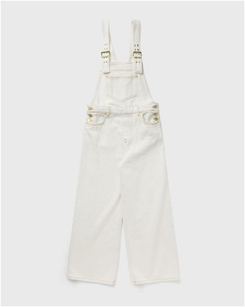 GANNI Heavy Denim Overalls women Casual Pants beige in size:M J1430-135