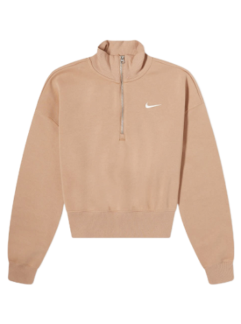 Nike Phoenix Fleece Quarter Zip Crop DQ5767-200