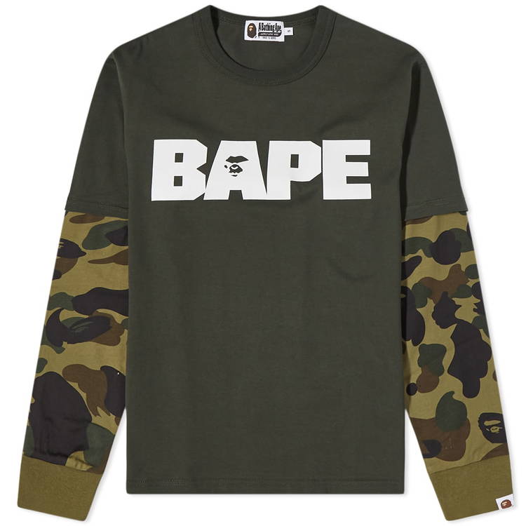 T-shirt BAPE A Bathing Ape 1st Camo Layered Tee 001LTH801009M-OLD