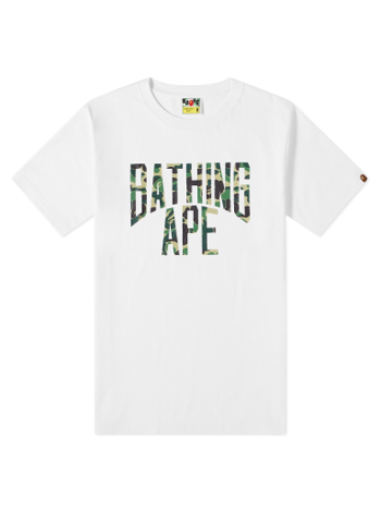 BAPE ABC Camo Nyc Logo T-Shirt White/Green 001TEJ301009M-WHTGRN