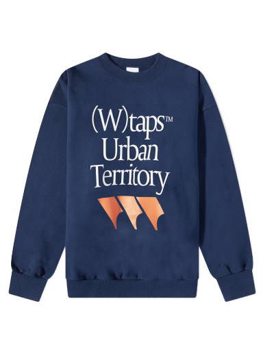 Sweatshirt WTAPS Crew Neck Sweat 222ATDT-CPM01S-BLK | FLEXDOG