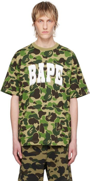 BAPE BAPE Khaki ABC Camo T-Shirt 001CSK301007M