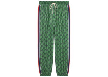 GUCCI Camel jogging trousers in nylon