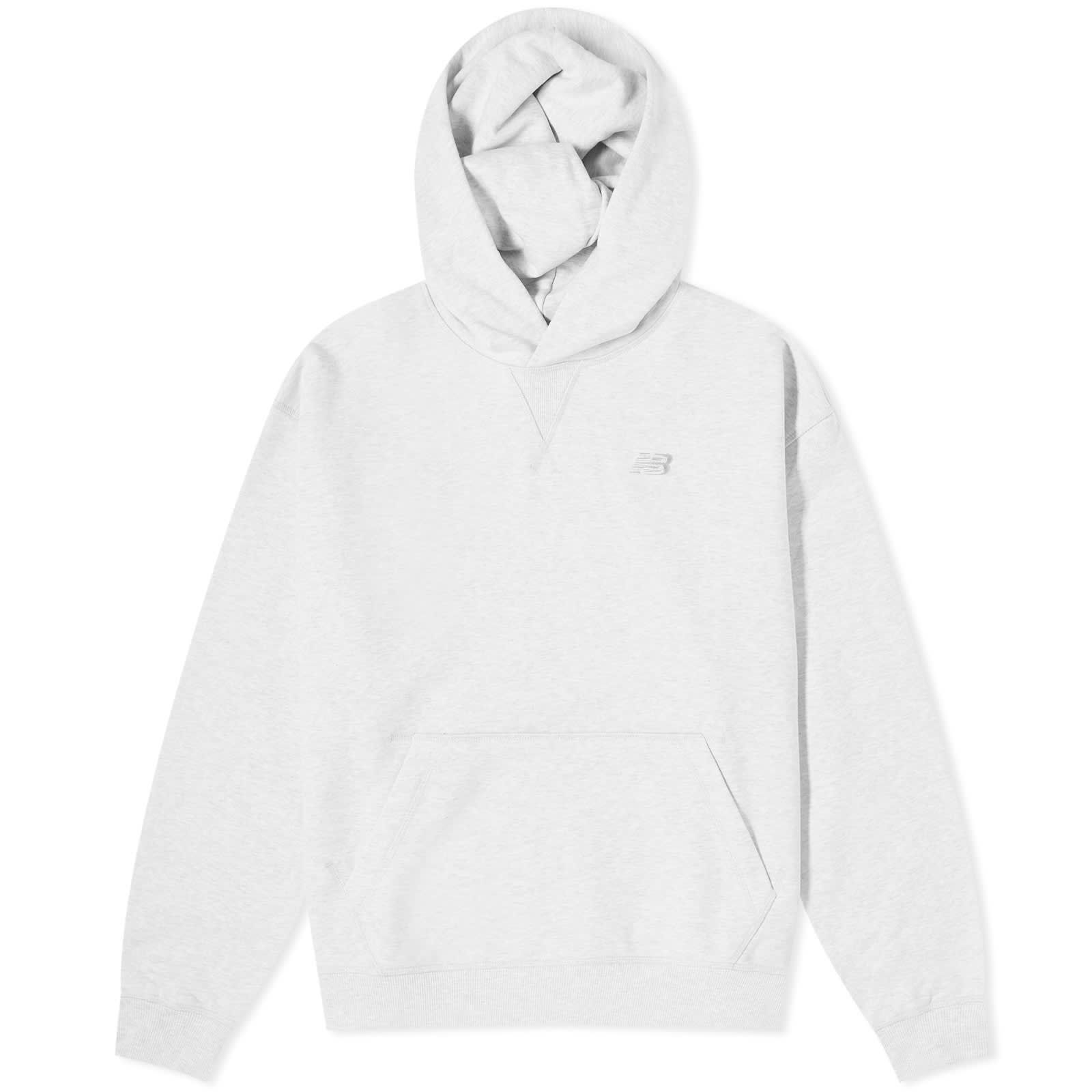 French Terry Half Zip Hoodie - Ash Heather