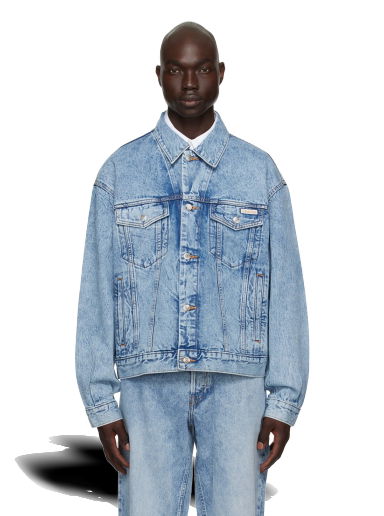 Buy Calvin Klein Men Blue Slim Fit Foundation Denim Jacket - NNNOW.com