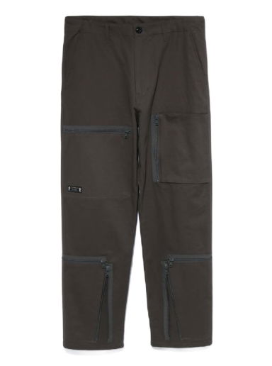 BAPE Side Pocket Detachable Relaxed Fit Pants Black