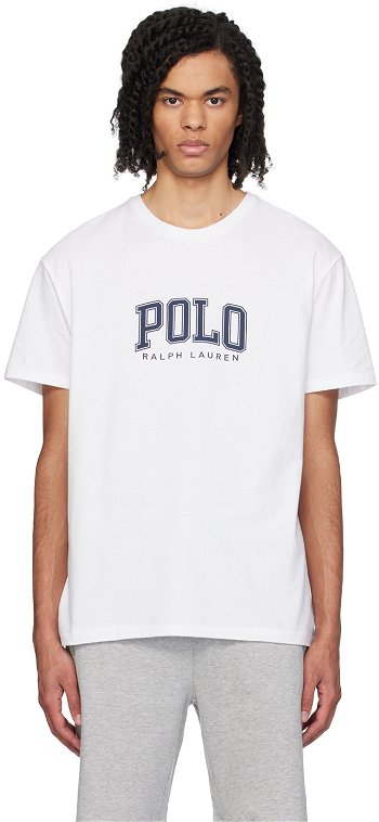 Polo by Ralph Lauren White Graphic T-Shirt 710934714002