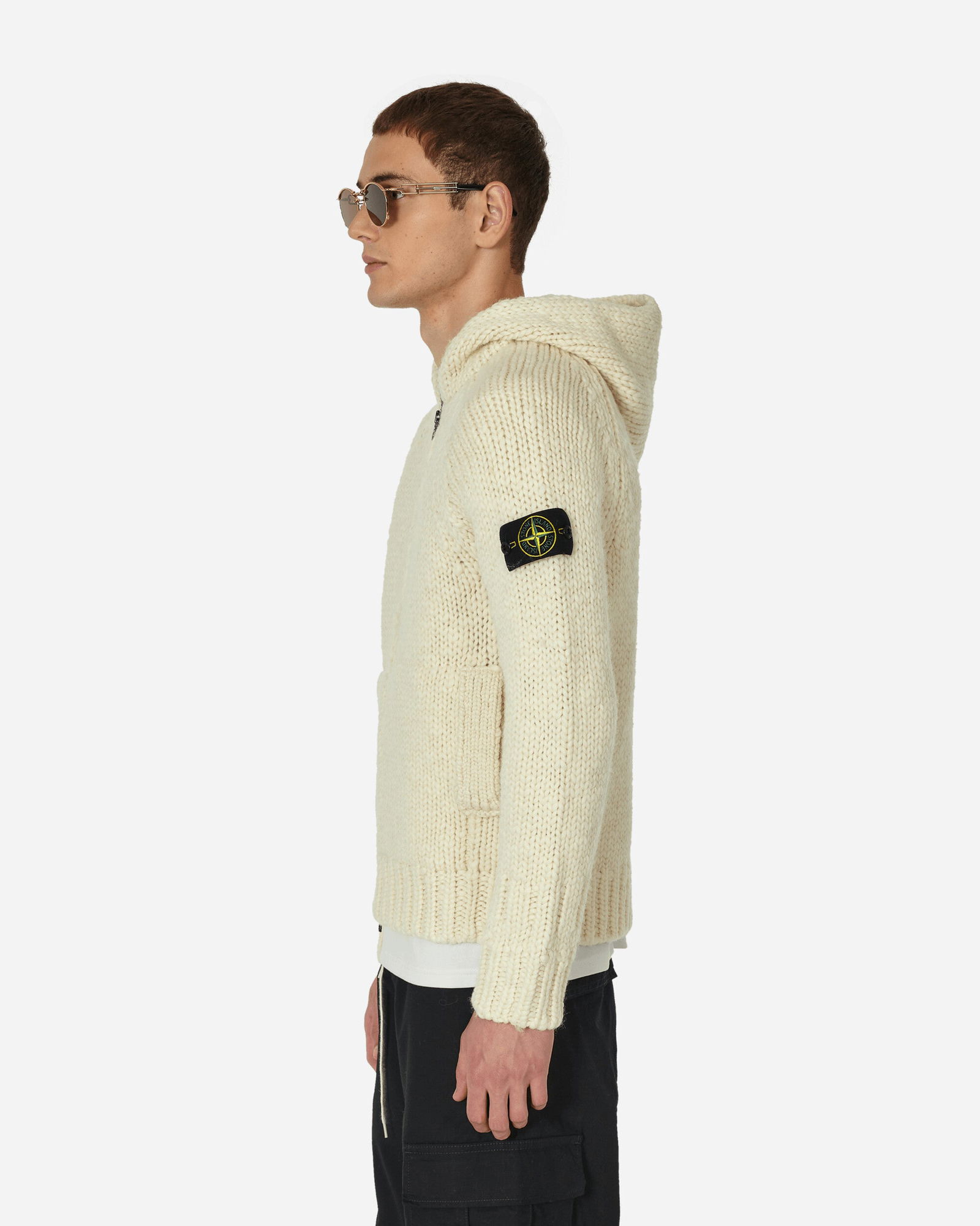 Sweater Stone Island Hooded Knit Zip 7915544D4 V0097 | FLEXDOG