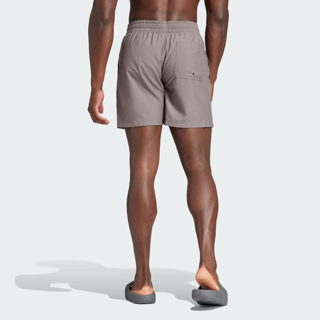 adidas Adicolor Essentials Solid Swim Shorts - Black, Men's Swim