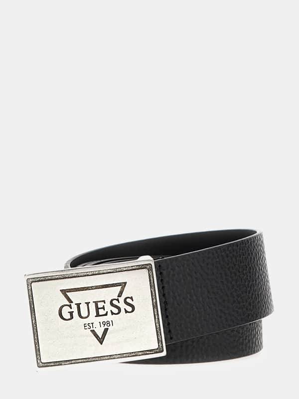 GUESS Logo-Detail Plaque Belt M4GZ11L0UG0 | FLEXDOG