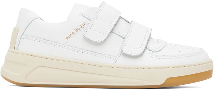 Low Top VELCRO Sneakers in White - Acne Studios