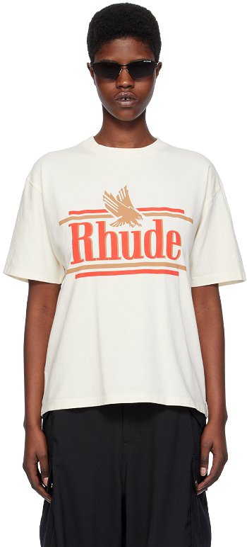 Rhude Rossa T-Shirt "Off-White" RHPS24TT10012611