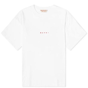 Marni Small Logo T-Shirt "Lily White" THJE0263P1-L1W01