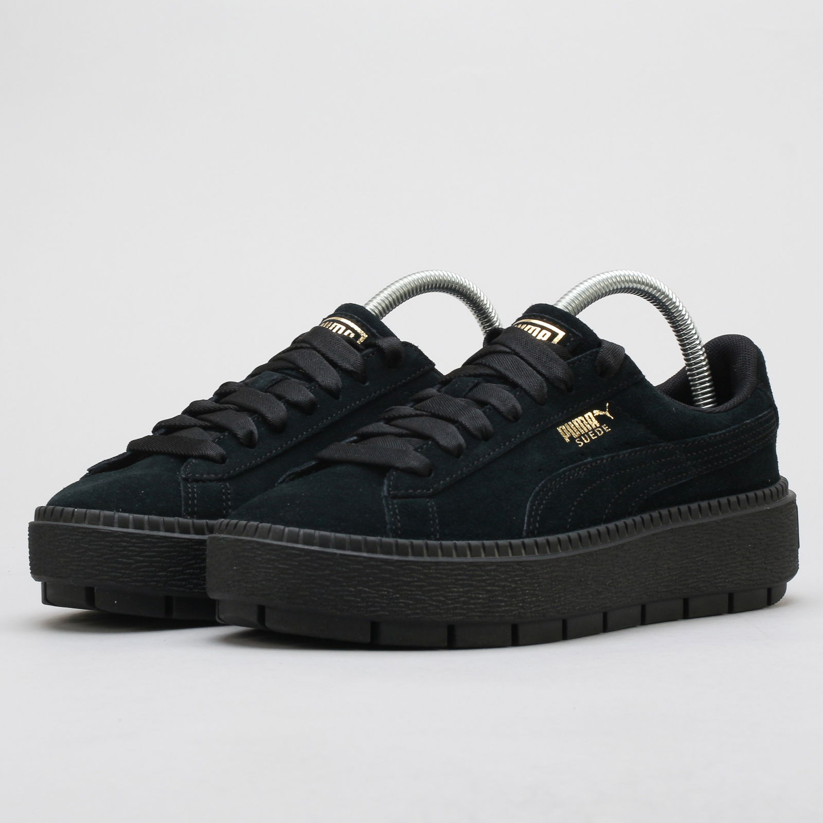 Puma platform hot sale trace leather