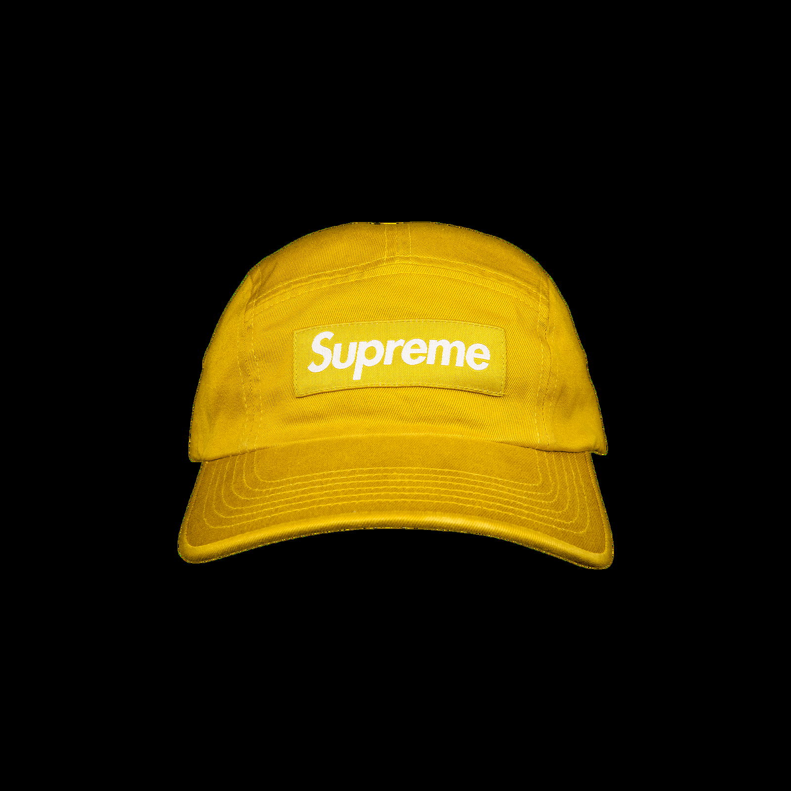 Supreme Washed Chino Twill Camp Cap Black