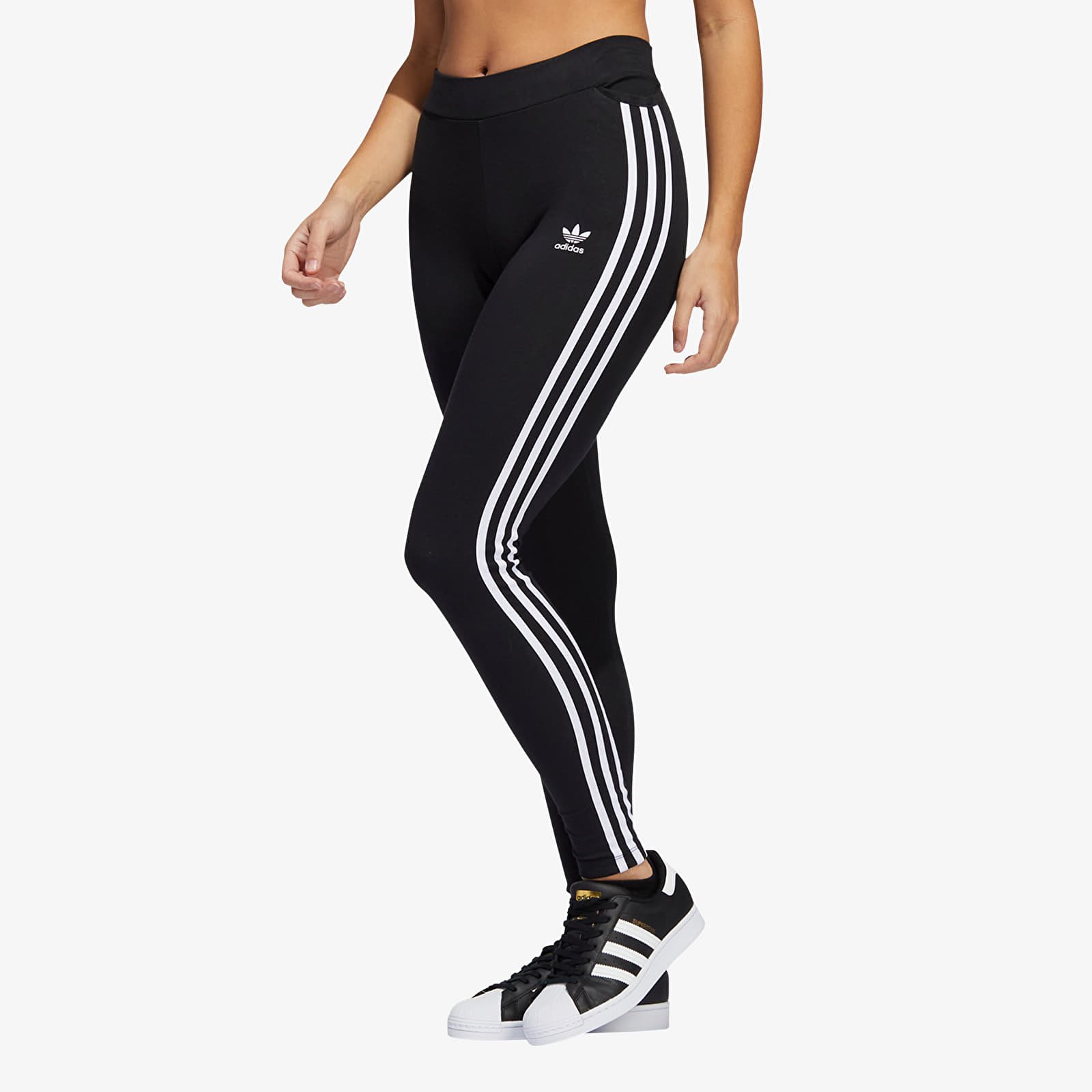 adidas Women's Optime 3-Stripes Full-Length Leggings