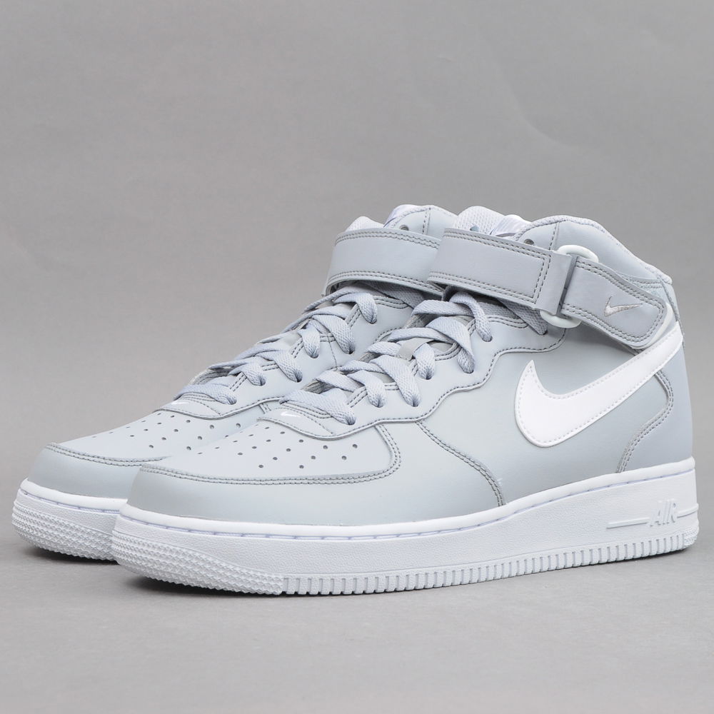 Buy Air Force 1 Mid '07 'Wolf Grey' - 315123 033 - Grey