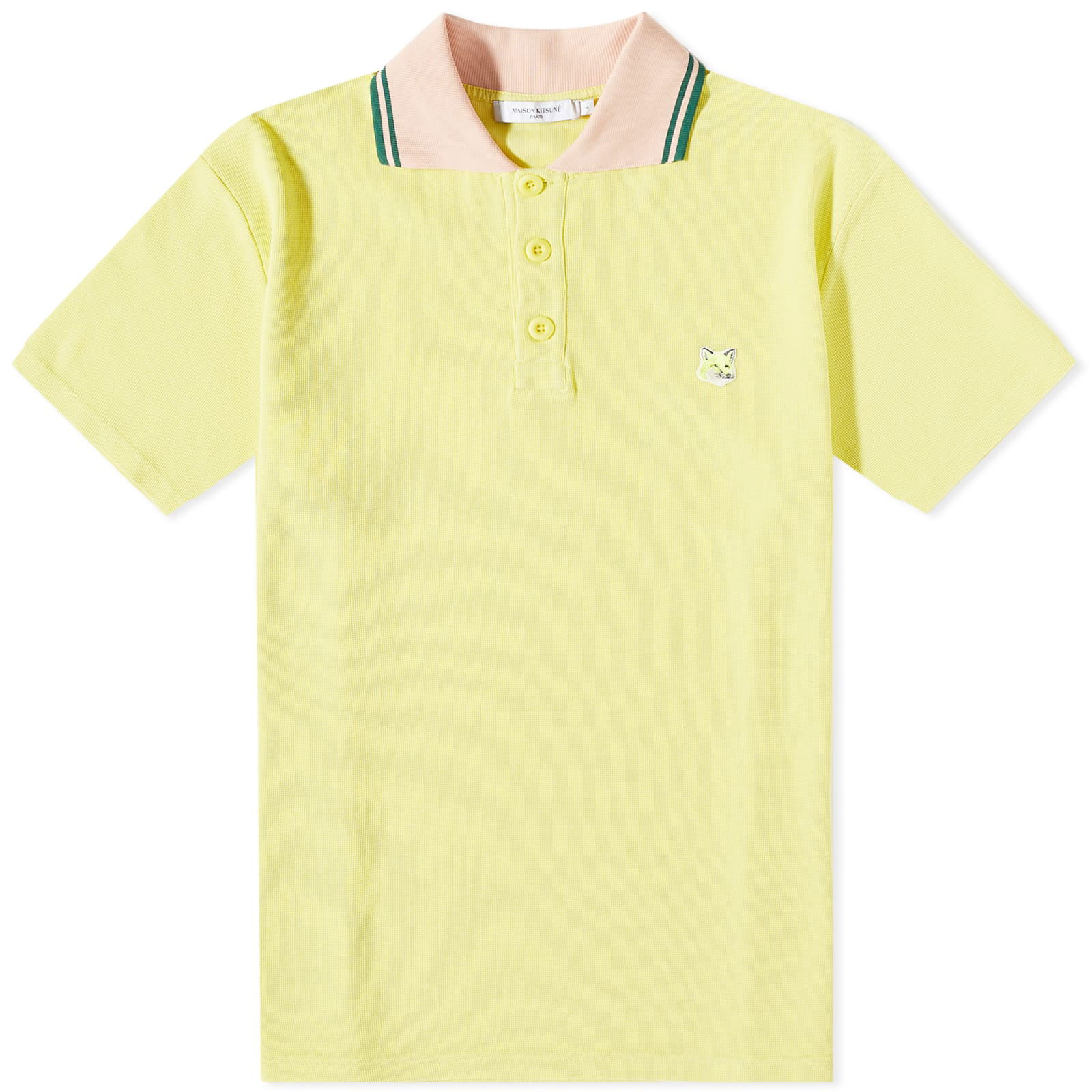 Polo shirt MAISON KITSUNÉ Tonal Fox Head Patch Polo Shirt